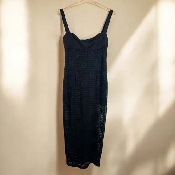 NWT Rumer Daisy Maxi Dress Size Small in Black - Picture 5 of 9